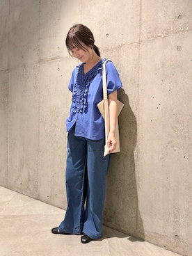 香織さん(レディース・154cm)の春コーディネート