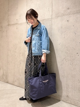 「アイテム（ワンピース/ドレス）」を使った、香織さん（レディース・154cm）の春コーディネート