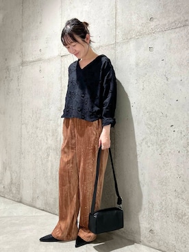 「アーバンリサーチ」｜香織さん（レディース・154cm）の秋コーディネート