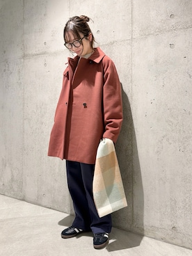 「FORK&SPOON（フォークアンドスプーン）のアイテム」を使った、香織さん（レディース・154cm）の冬コーディネート