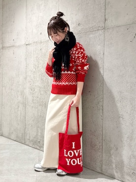 香織さん（レディース・154cm）の冬コーディネート