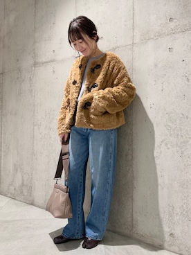 香織さん(レディース・154cm)の冬コーディネート