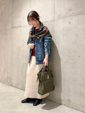 「URBAN RESEARCH Sonny Label（アーバンリサーチサニーレーベル）のアイテム」を使った、香織さん（レディース・154cm）の秋コーディネート