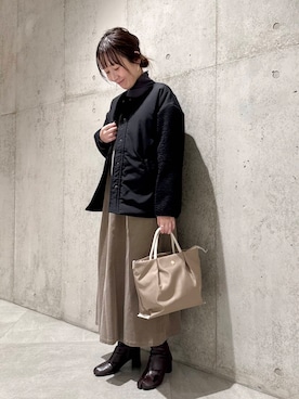 香織さん（レディース・154cm）の冬コーディネート