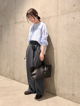 「URBAN RESEARCH Sonny Label（アーバンリサーチサニーレーベル）のアイテム（シューズ）」を使った、香織さん（レディース・154cm）の春コーディネート