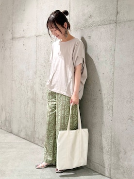 香織さん（レディース・154cm）の夏コーディネート