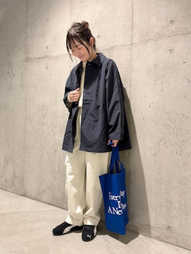 「URBAN RESEARCH Sonny Label（アーバンリサーチサニーレーベル）のアイテム（バッグ）」を使った、香織さん（レディース・154cm）の冬コーディネート