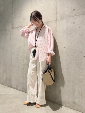 「URBAN RESEARCH Sonny Label（アーバンリサーチサニーレーベル）のアイテム（シューズ）」を使った、香織さん（レディース・154cm）の春コーディネート