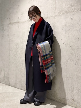 香織さん（骨格ストレート・レディース・154cm）の冬コーディネート