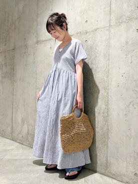 香織さん(レディース・154cm)の夏コーディネート