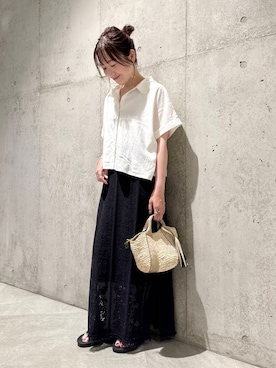 香織さん（レディース・154cm）の夏コーディネート