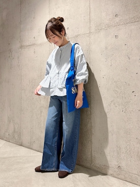 「URBAN RESEARCH Sonny Label（アーバンリサーチサニーレーベル）のアイテム（スニーカー）」を使った、香織さん（レディース・154cm）の夏コーディネート