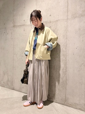 「Drifter（ドリフター）のアイテム」を使った、香織さん（レディース・154cm）の春コーディネート