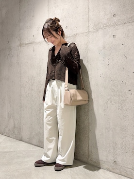 「URBAN RESEARCH Sonny Label（アーバンリサーチサニーレーベル）のアイテム（バッグ）」を使った、香織さん（レディース・154cm）の夏コーディネート