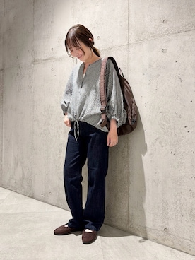 「URBAN RESEARCH Sonny Label（アーバンリサーチサニーレーベル）のアイテム（バッグ）」を使った、香織さん（レディース・154cm）の夏コーディネート