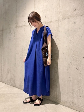 「URBAN RESEARCH Sonny Label（アーバンリサーチサニーレーベル）のアイテム」を使った、香織さん（レディース・154cm）の夏コーディネート