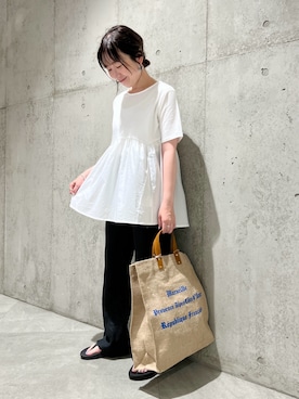 香織さん（レディース・154cm）の夏コーディネート