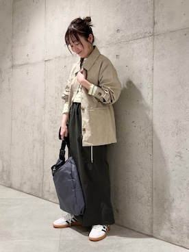 「URBAN RESEARCH Sonny Label（アーバンリサーチサニーレーベル）のアイテム（その他アウター）」を使った、香織さん（レディース・154cm）の冬コーディネート