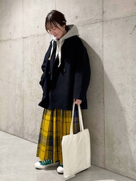 香織さん（レディース・154cm）の冬コーディネート