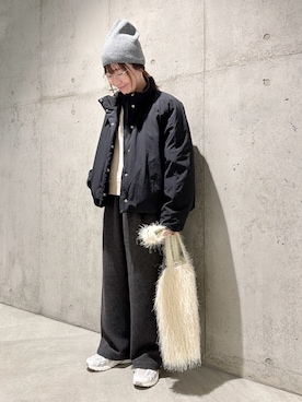 香織さん（レディース・154cm）の冬コーディネート