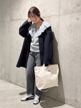 香織さん（レディース・154cm）の冬コーディネート