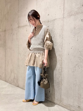 香織さん（レディース・154cm）の春コーディネート