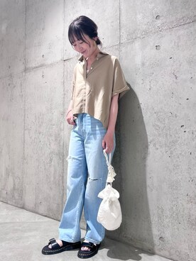 「ポシェット」｜香織さん（レディース・154cm）の夏コーディネート