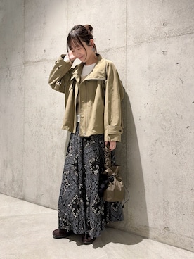 「URBAN RESEARCH Sonny Label（アーバンリサーチサニーレーベル）のアイテム（トップス）」を使った、香織さん（レディース・154cm）の春コーディネート