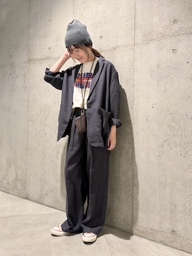 香織さん（レディース・154cm）の春コーディネート