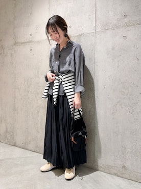 「URBAN RESEARCH Sonny Label（アーバンリサーチサニーレーベル）のアイテム」を使った、香織さん（レディース・154cm）の春コーディネート