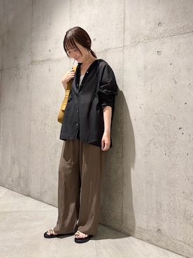 「URBAN RESEARCH Sonny Label（アーバンリサーチサニーレーベル）のアイテム（バッグ）」を使った、香織さん（レディース・154cm）の夏コーディネート