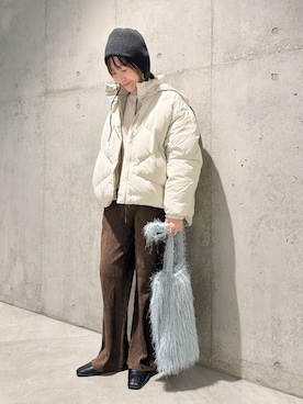 香織さん（レディース・154cm）の冬コーディネート