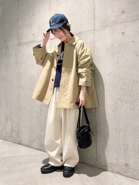 「URBAN RESEARCH Sonny Label（アーバンリサーチサニーレーベル）のアイテム（バッグ）」を使った、香織さん（レディース・154cm）の冬コーディネート