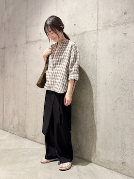 「URBAN RESEARCH Sonny Label（アーバンリサーチサニーレーベル）のアイテム」を使った、香織さん（レディース・154cm）の春コーディネート