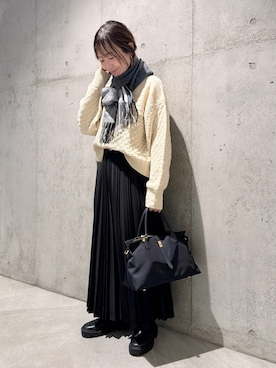 香織さん（レディース・154cm）の冬コーディネート