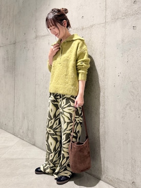 「URBAN RESEARCH Sonny Label（アーバンリサーチサニーレーベル）のアイテム（ショルダーバッグ）」を使った、香織さん（レディース・154cm）の秋コーディネート