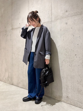 「URBAN RESEARCH DOORS(アーバンリサーチドアーズ)のアイテム(バッグ)」を使った、香織さん(レディース・154cm)の秋コーディネート