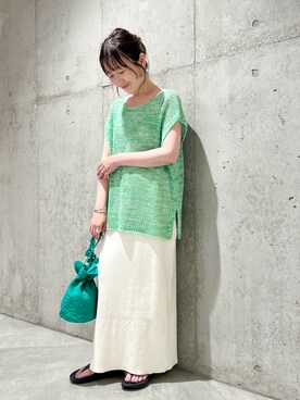 香織さん(レディース・154cm)の夏コーディネート