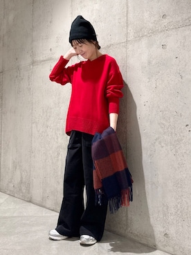 香織さん（レディース・154cm）の冬コーディネート