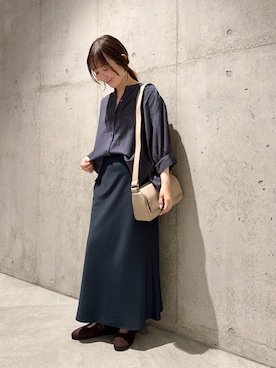 「URBAN RESEARCH Sonny Label（アーバンリサーチサニーレーベル）のアイテム（バッグ）」を使った、香織さん（レディース・154cm）の夏コーディネート