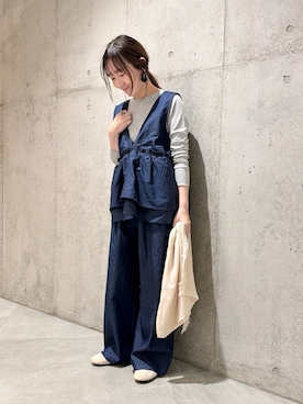 香織さん(レディース・154cm)の春コーディネート