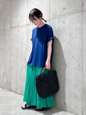 香織さん(レディース・154cm)の夏コーディネート