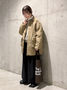 香織さん（レディース・154cm）の冬コーディネート