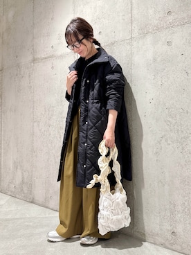 「URBAN RESEARCH Sonny Label（アーバンリサーチサニーレーベル）のアイテム（その他アウター）」を使った、香織さん（レディース・154cm）の秋コーディネート