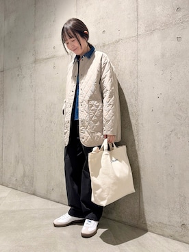 「URBAN RESEARCH DOORS(アーバンリサーチドアーズ)のアイテム(ダウンジャケット/コート)」を使った、香織さん(レディース・154cm)の冬コーディネート