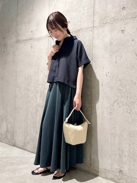 香織さん（レディース・154cm）の夏コーディネート