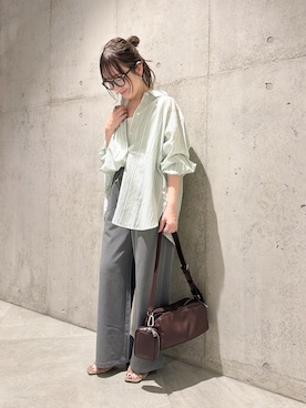 「URBAN RESEARCH Sonny Label（アーバンリサーチサニーレーベル）のアイテム（シューズ）」を使った、香織さん（レディース・154cm）の春コーディネート