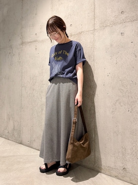 「URBAN RESEARCH Sonny Label（アーバンリサーチサニーレーベル）のアイテム（バッグ）」を使った、香織さん（レディース・154cm）の春コーディネート
