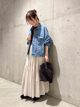 「URBAN RESEARCH Sonny Label（アーバンリサーチサニーレーベル）のアイテム（バッグ）」を使った、香織さん（レディース・154cm）の夏コーディネート