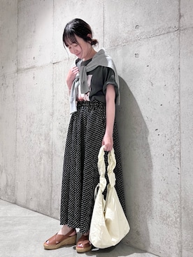 香織さん(レディース・154cm)の夏コーディネート